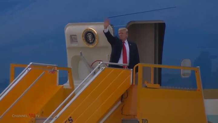 Video: Tổng thống Trump lên chuyên cơ rời Đà Nẵng tới Hà Nội