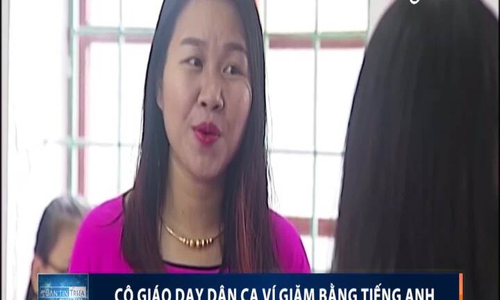 Cô giáo hồi sinh ví, giặm bằng tiếng Anh