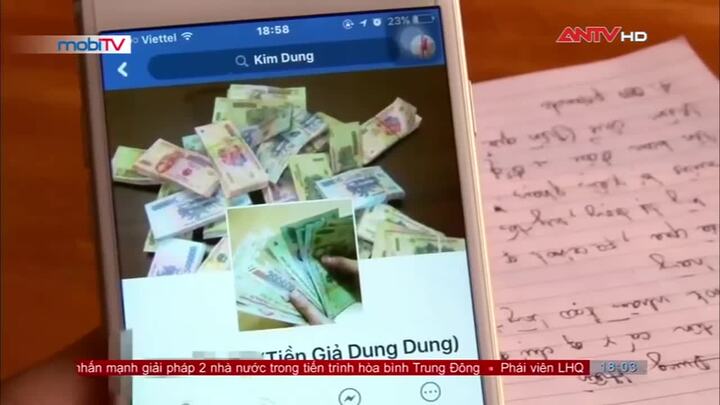 Công khai rao bán tiền giả trên Facebook dịp cuối năm