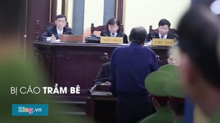 Clip Trầm Bê khai báo lý lịch trước tòa: 'Bị cáo chỉ học đến lớp 6'