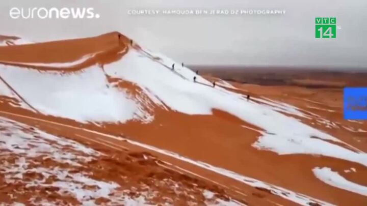 Vì sao tuyết rơi dày tới 40 cm ở sa mạc Sahara?