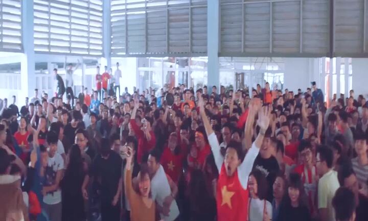 Sinh viên làm clip hài hước cổ vũ U23 Việt Nam khiến dân mạng thích thú