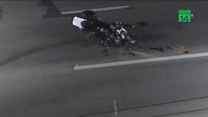 Cảnh sát Mỹ bị tông trong lúc hộ tống xe chở Thủ tướng Canada