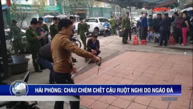 Clip: Điên cuồng sát hại cậu ruột rồi lao vào đồn công an nhờ 'bắt ma'