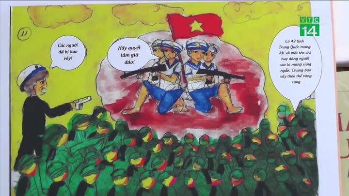 Học sinh lớp 8 vẽ truyện tranh lịch sử về Gạc Ma lay động triệu trái tim