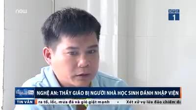 Clip: Tát cảnh cáo học trò quậy phá, thầy giáo bị đánh gãy mũi