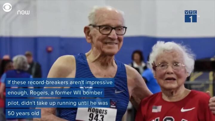 Video: Thán phục cụ ông 100 tuổi lập 5 kỷ lục chạy đua thế giới