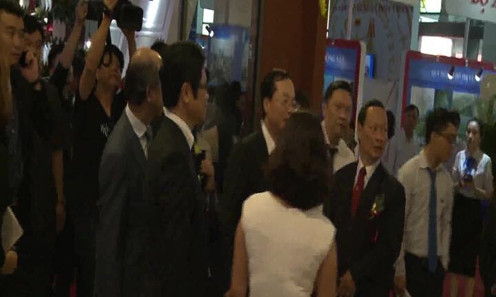 Gian hàng Eurowindow thu hút hàng trăm lượt khách tham quan tại triển lãm Vietbuild