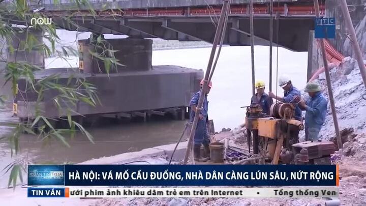 Nứt mố cầu Đuống làm sụt lún nhà dân: Càng sửa nhà dân càng lún nứt nhiều hơn