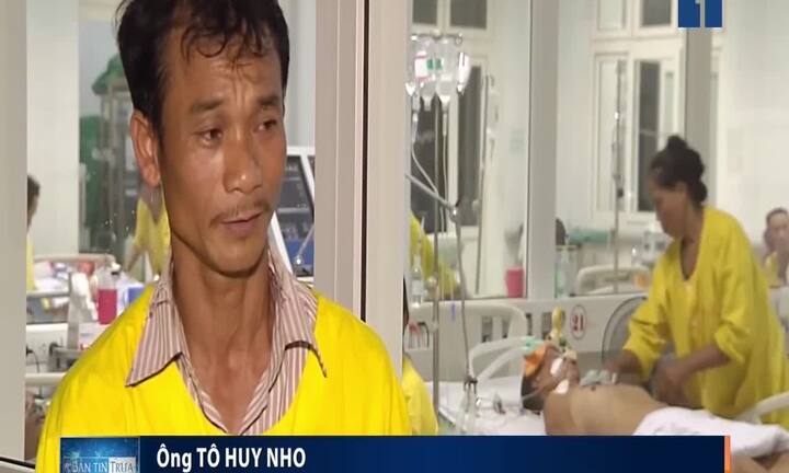 Ngạt khí dưới hầm tàu cá, 2 người hôn mê ở Nghệ An