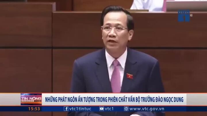 Video: Những phát ngôn ấn tượng trong phiên chất vấn Bộ trưởng Lao động