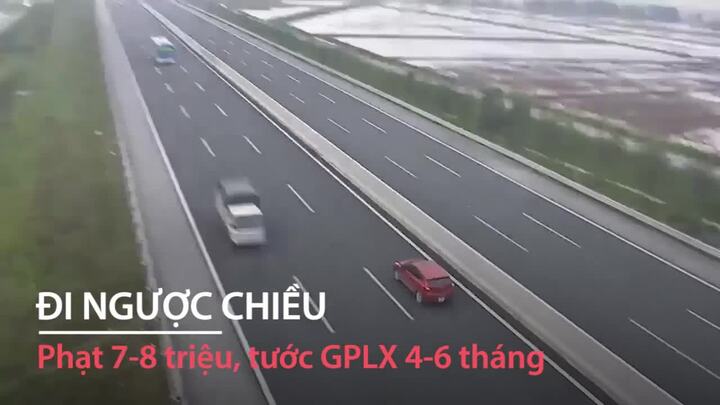Những lỗi giao thông 'như cơm bữa' trên đường cao tốc ở Việt Nam