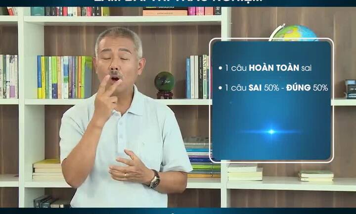 3 lời khuyên của 'giáo sư quần đùi' Trương Nguyện Thành cho thí sinh thi trắc nghiệm THPT Quốc gia