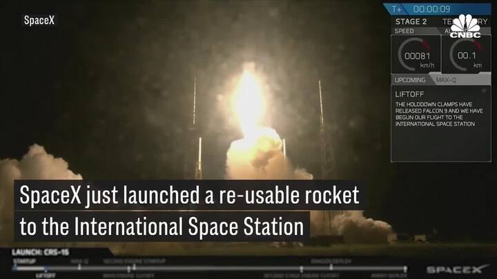 Video: Tận mắt thấy tên lửa tốc độ khủng khiếp mang robot và 20 con chuột lên vũ trụ