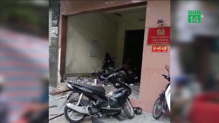 Kẻ khủng bố đặt chất nổ trong trụ sở công an phường 12 thế nào?