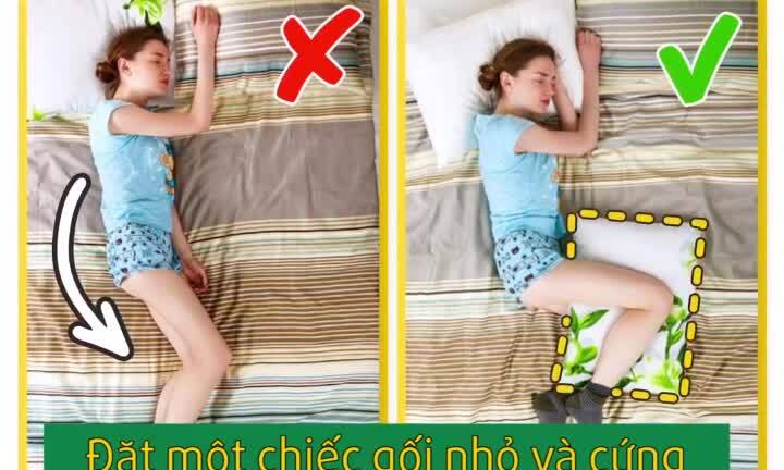Tư thế ngủ giúp giảm đau đớn do bệnh tật bạn nên biết