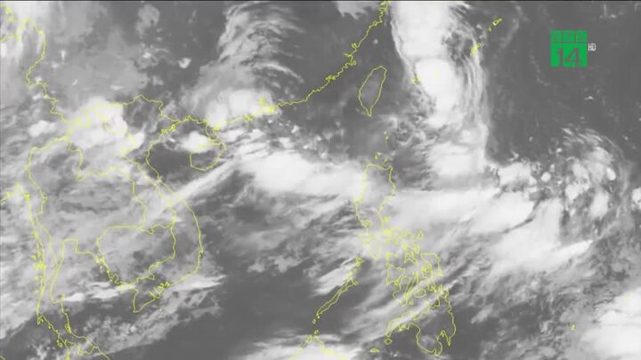 Áp thấp nhiệt đới gây mưa lớn ở Bắc Bộ và Bắc Trung Bộ