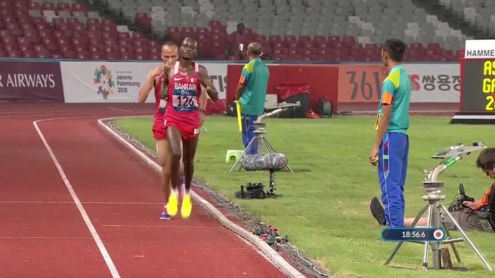 Điền kinh nam ASIAD 2018: Chung kết 10.000m quá khắc nghiệt, 1 VĐV bỏ cuộc