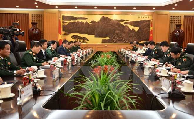 Đoàn đại biểu quân sự cấp cao Việt Nam thăm chính thức Trung Quốc