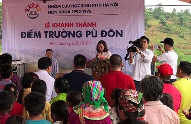 Thôn nghèo ở Hà Giang khánh thành điểm trường mới