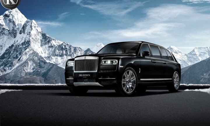 Mục sở thị bản độ Rolls-Royce Cullinan thành limousine chống đạn