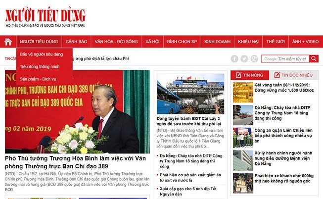 Thông tin sai sự thật, Báo điện tử Người tiêu dùng bị rút giấy phép hoạt động 3 tháng