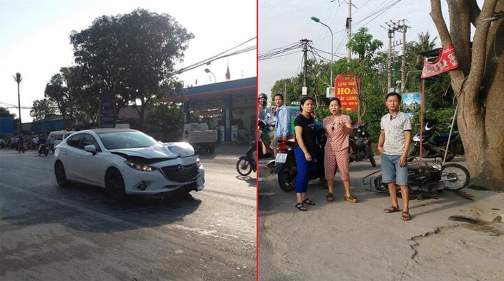 Bị ô tô đâm từ phía sau, người phụ nữ đi xe máy văng xa chết tại chỗ