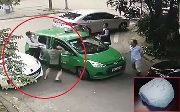 Khởi tố chủ xe Mercedes cầm gạch đánh tài xế taxi phun máu ở Hà Nội