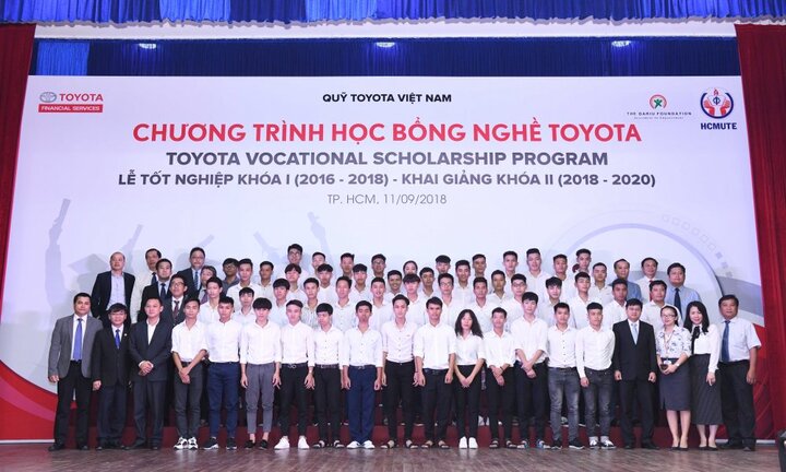Hơn 40% sinh viên khóa đầu tiên 'Học bổng dạy nghề Toyota' ra trường có việc làm