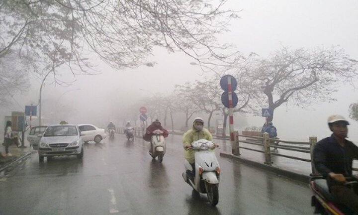 Miền Bắc chìm trong mưa rét, có nơi dưới 12 độ C