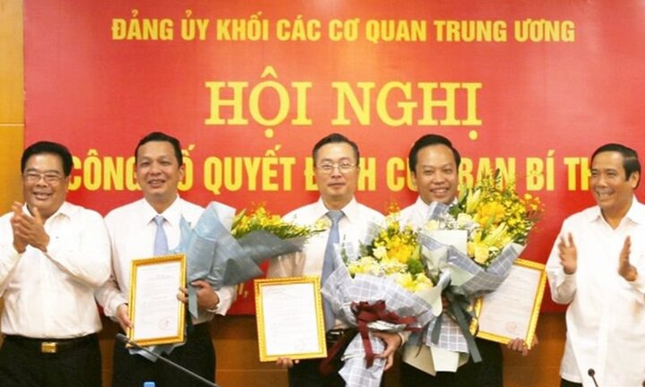 Công bố quyết định nhân sự của Ban Bí thư Trung ương Đảng
