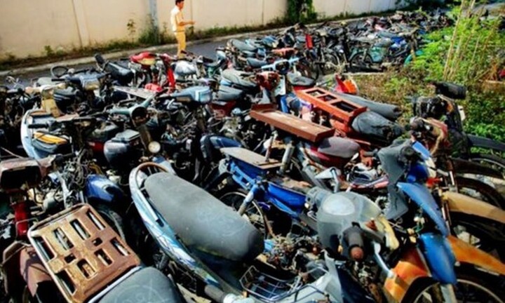 Xe bị tịch thu quá 30 ngày sẽ được đấu giá?