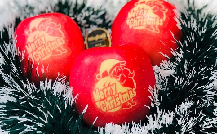 Gần nửa triệu đồng một quả táo phiên bản 'Merry Christmas'