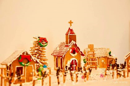 Mừng mùa lễ hội năm 2019: Lung linh những mẫu nhà bánh gừng Giáng sinh tuyệt đẹp
