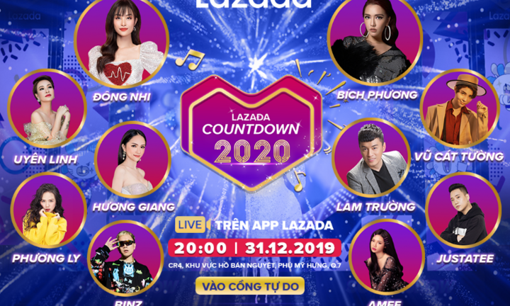 Lazada Countdown 2020: Sự kiện không thể bỏ lỡ dịp Tết Dương lịch