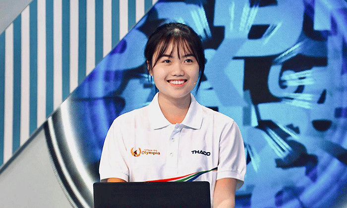 Nữ sinh với nụ cười tỏa nắng ở cuộc thi tuần Olympia gây 'sốt'