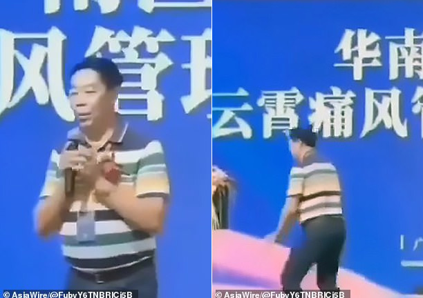 Đang chia sẻ bí quyết sống lâu, giám đốc công ty đột tử ngay trên sân khấu