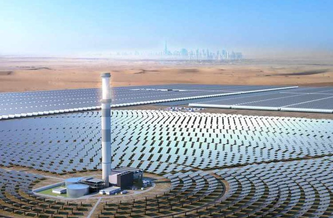 Cận cảnh công viên năng lượng Mặt Trời khổng lồ 13,6 tỷ USD ở Dubai