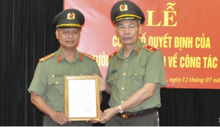  Thiếu tướng Đỗ Văn Hoành được bổ nhiệm làm Chánh Văn phòng Cơ quan Cảnh sát Điều tra Bộ Công an 