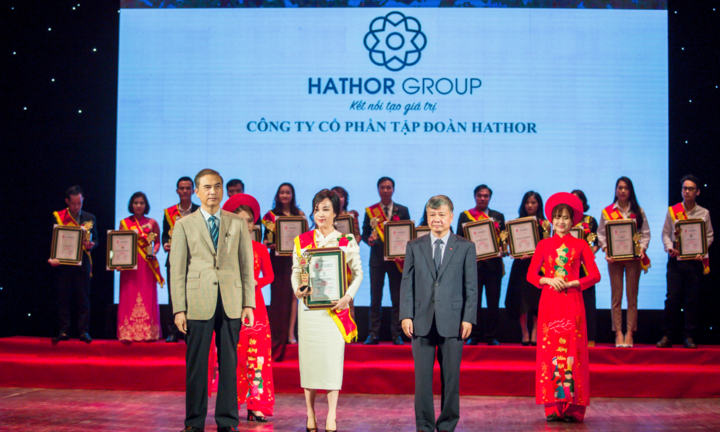 Hathor Group vào Top 10 thương hiệu tin cậy, sản phẩm chất lượng, dịch vụ tận tâm
