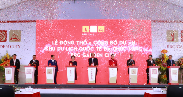  BRG động thổ, công bố Dự án Khu du lịch quốc tế đa chức năng BRG Garden City