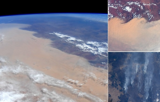 Phi hành gia NASA chụp khói cháy rừng Australia từ không gian