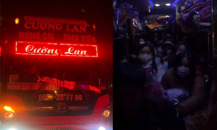 Tạm giữ xe khách 47 chỗ 'nhồi nhét' 78 người 