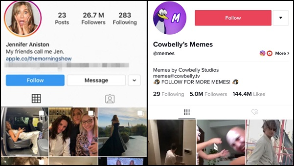TikTok bị cáo buộc sao chép thiết kế của Instagram