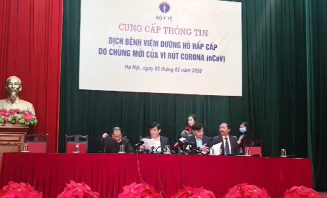 TRỰC TIẾP: Bộ Y tế thông tin tình hình dịch virus corona 