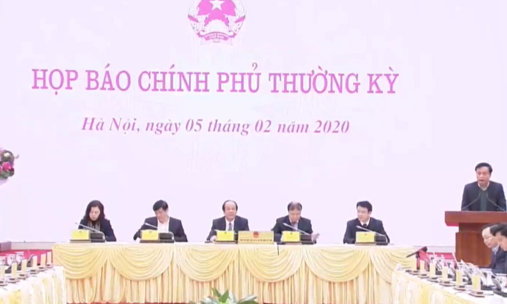 TRỰC TIẾP: Họp báo Chính phủ thường kỳ tháng 1/2020