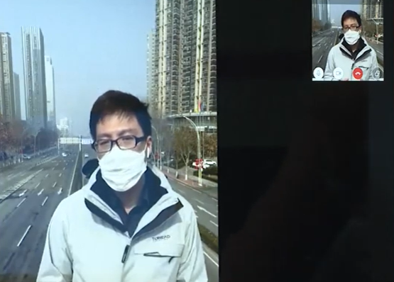 Video: VTC10 kết nối với phóng viên truyền hình Trung Quốc thông tin dịch bệnh corona từ Vũ Hán