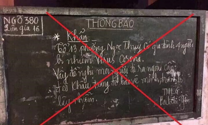 Công an Hà Nội bác tin tổ dân phố có 4 người nhiễm virus corona