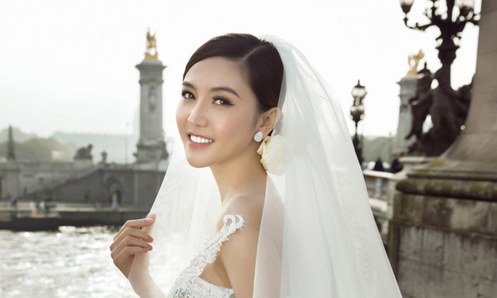 Hé lộ ảnh cưới đẹp như cổ tích của ‘Nữ hoàng sắc đẹp’ Ngọc Duyên và bạn trai doanh nhân