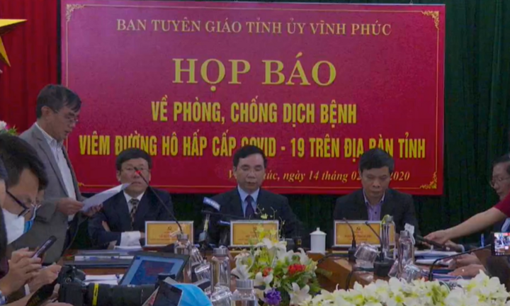 TRỰC TIẾP: Vĩnh Phúc họp báo thông tin phòng, chống dịch Covid-19